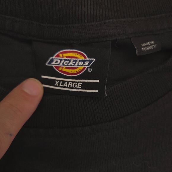 Dickies Crew Neck Casual Short Sleeve Graphic T Shirt Mens Size XL Black - Picture 3 of 9